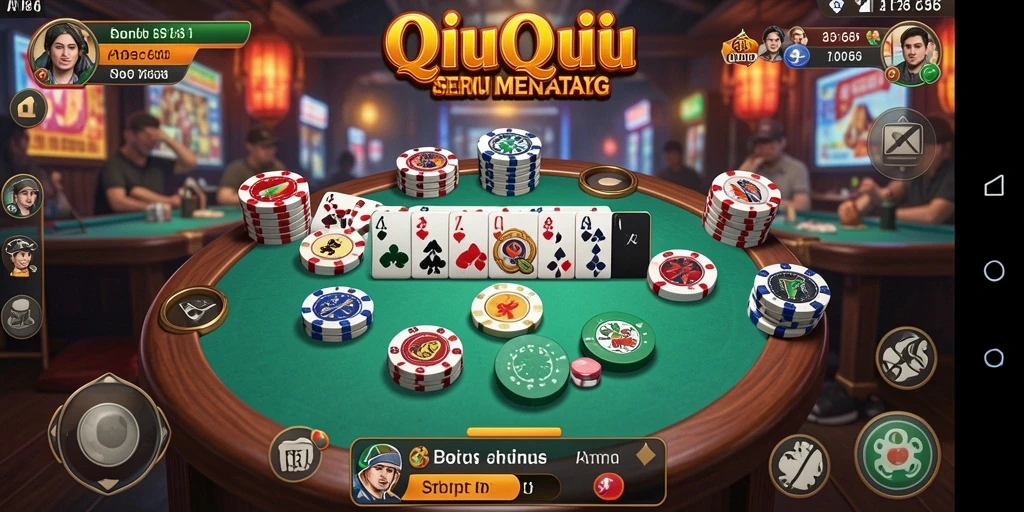 Tampilan gameplay QiuQiu yang menarik dan seru.
