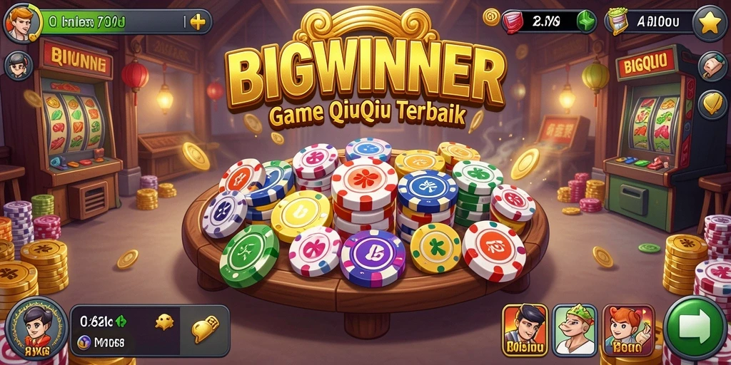Tampilan gameplay QiuQiu yang menarik dan interaktif.