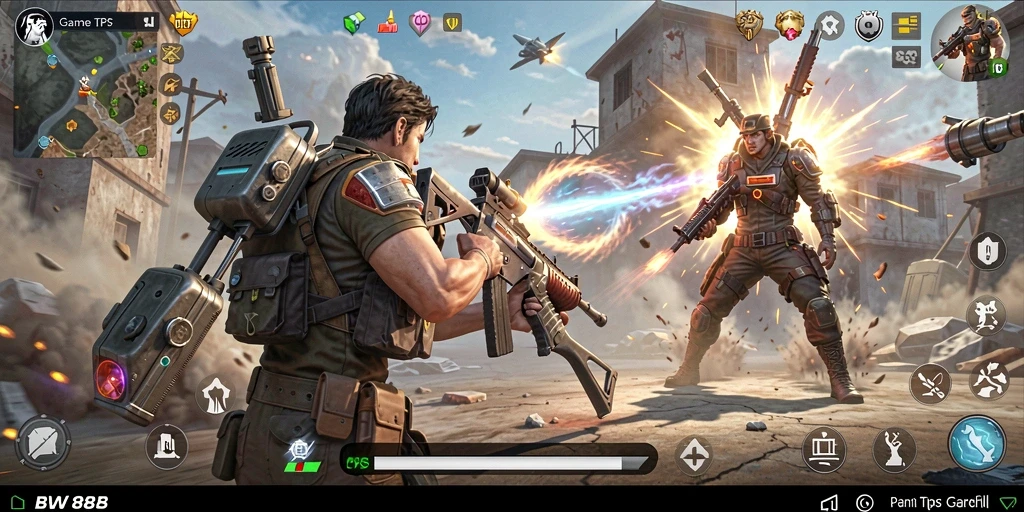 Tampilan gameplay BW888 yang penuh aksi dan strategi.