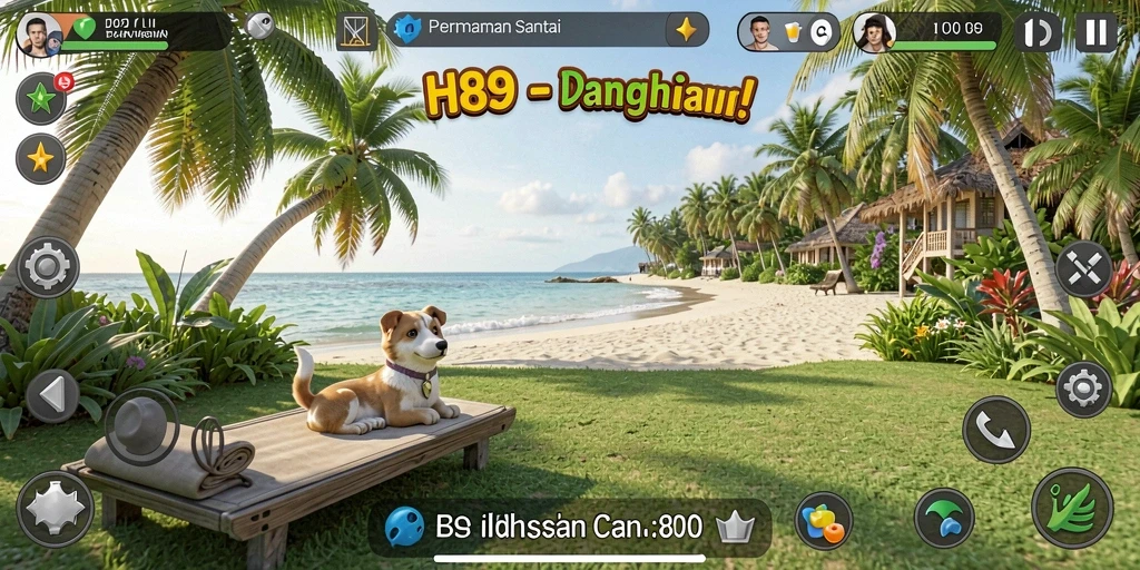 Screenshot H89 menampilkan pemain dalam aksi penuh warna dan keseruan.