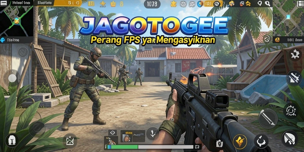 Gameplay seru dalam JAGOTOGEL dengan aksi tembak-menembak yang mendebarkan.