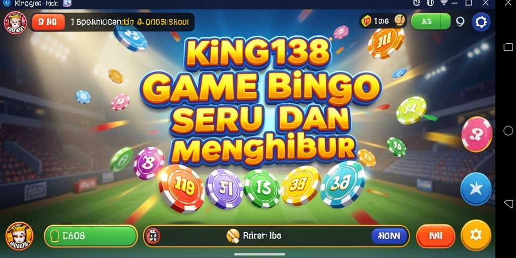 Tampilan gameplay Bingo dalam KING138 yang menarik dan interaktif.