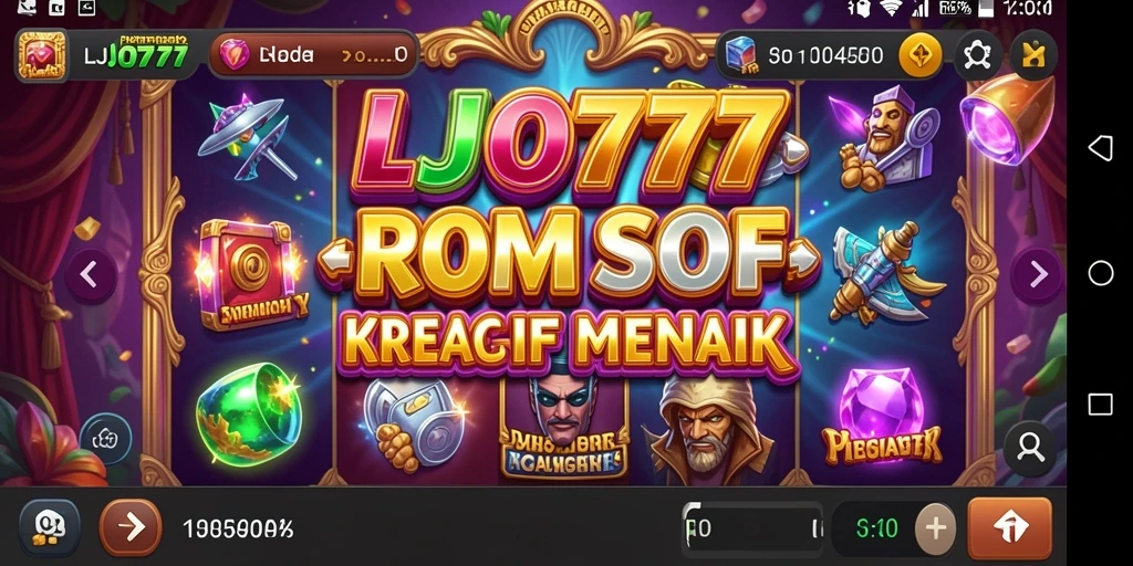 Tampilan gameplay LJO777 yang menarik dan penuh warna.