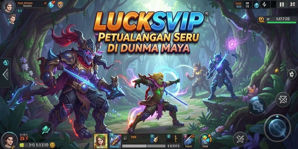 Tampilan gameplay LUCKSVIP dengan petualangan yang menegangkan.