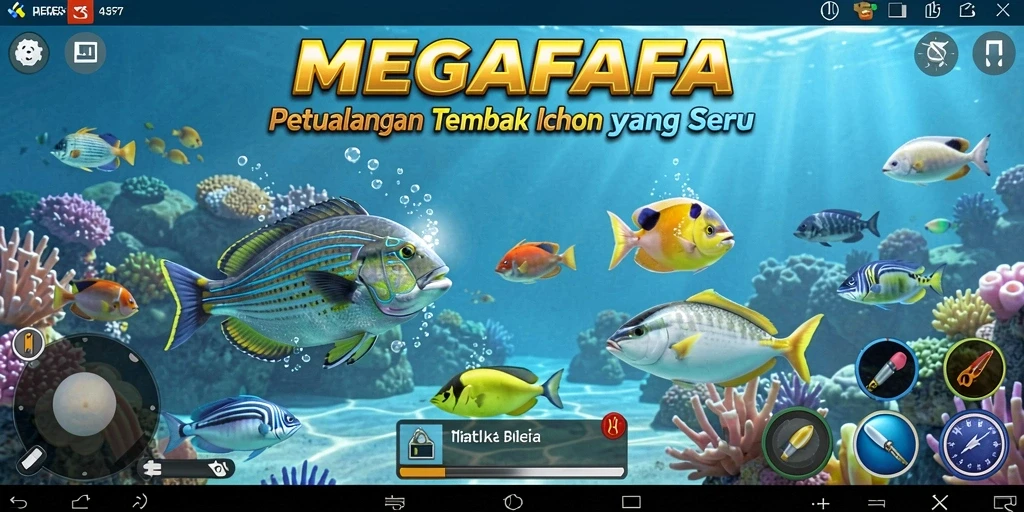 Tampilkan permainan menembak ikan yang seru dan grafis menawan.