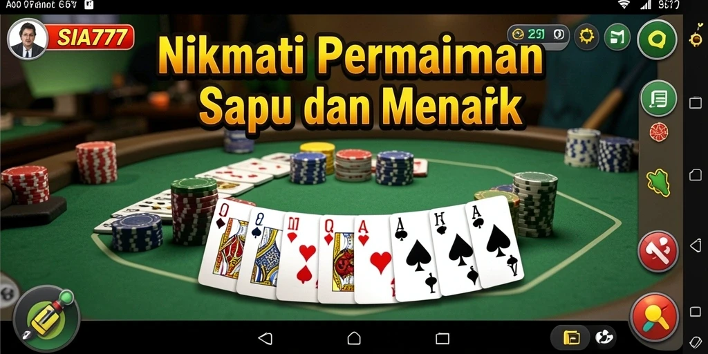 Screenshot gameplay SIA777 yang menampilkan keseruan Gaple.