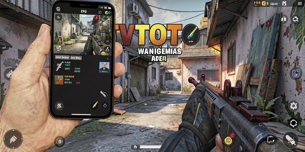 Tampilan aksi mendebarkan ditampilkan dalam gameplay <strong>TVTOTO</strong>.